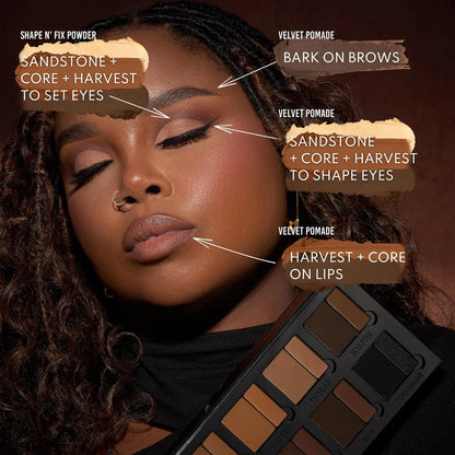 Danessa Myricks Beauty | Groundwork: Defining Neutrals - Palette For Eyes, Brows, Face & Lips