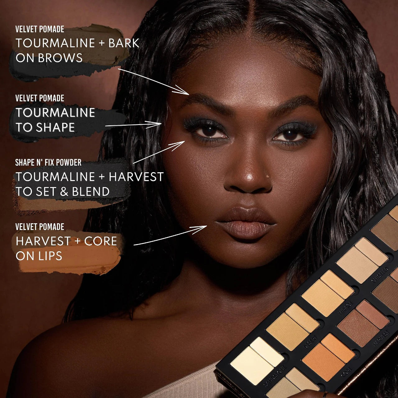 Danessa Myricks Beauty | Groundwork: Defining Neutrals - Palette For Eyes, Brows, Face & Lips