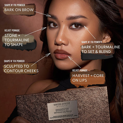 Danessa Myricks Beauty | Groundwork: Defining Neutrals - Palette For Eyes, Brows, Face & Lips