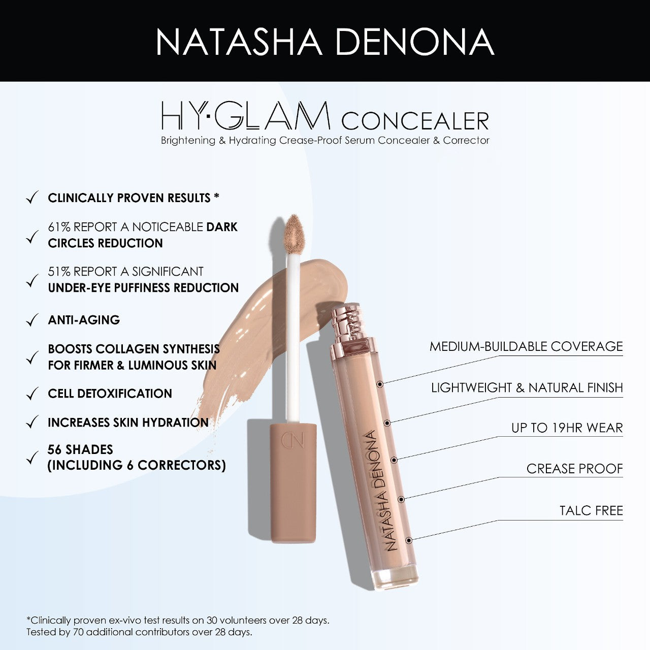 Natasha Denona | HY-GLAM Concealer | R4 - light medium rosy