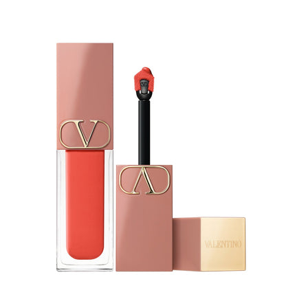 Pre Venta: Valentino | Liquirosso 2 in 1 Soft Matte Liquid Lipstick & Blush | 218A See You Later