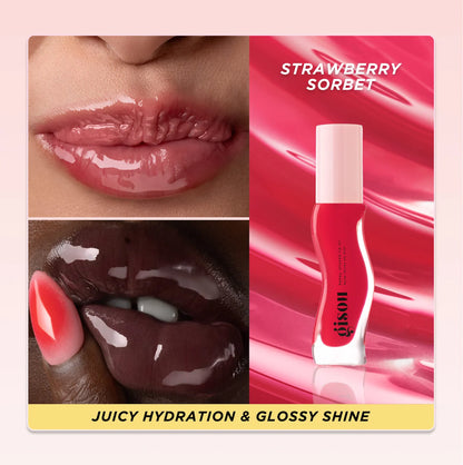 Sephora Sale: Gisou | Honey Infused Hydrating Lip Oil | Strawberry Sorbet