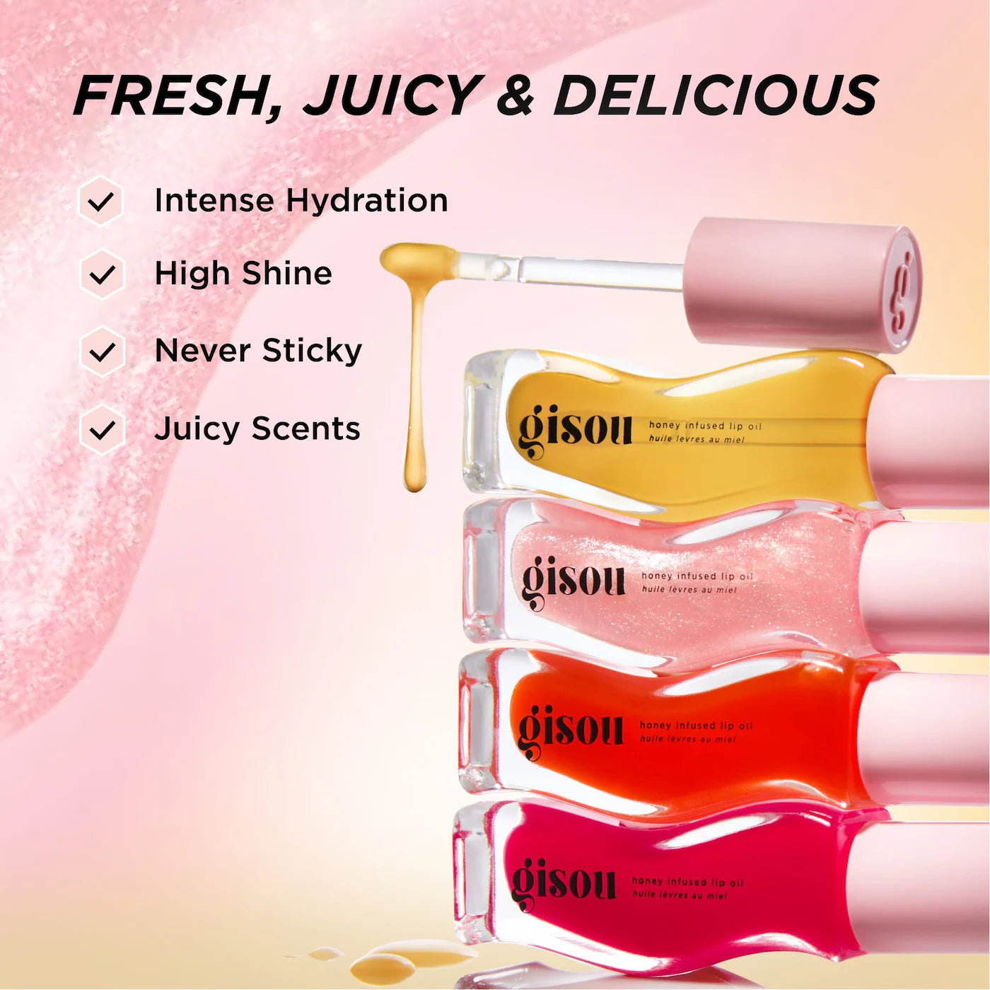 Pre Venta: Gisou | Honey Infused Hydrating Lip Oil | Mango Passion Punch
