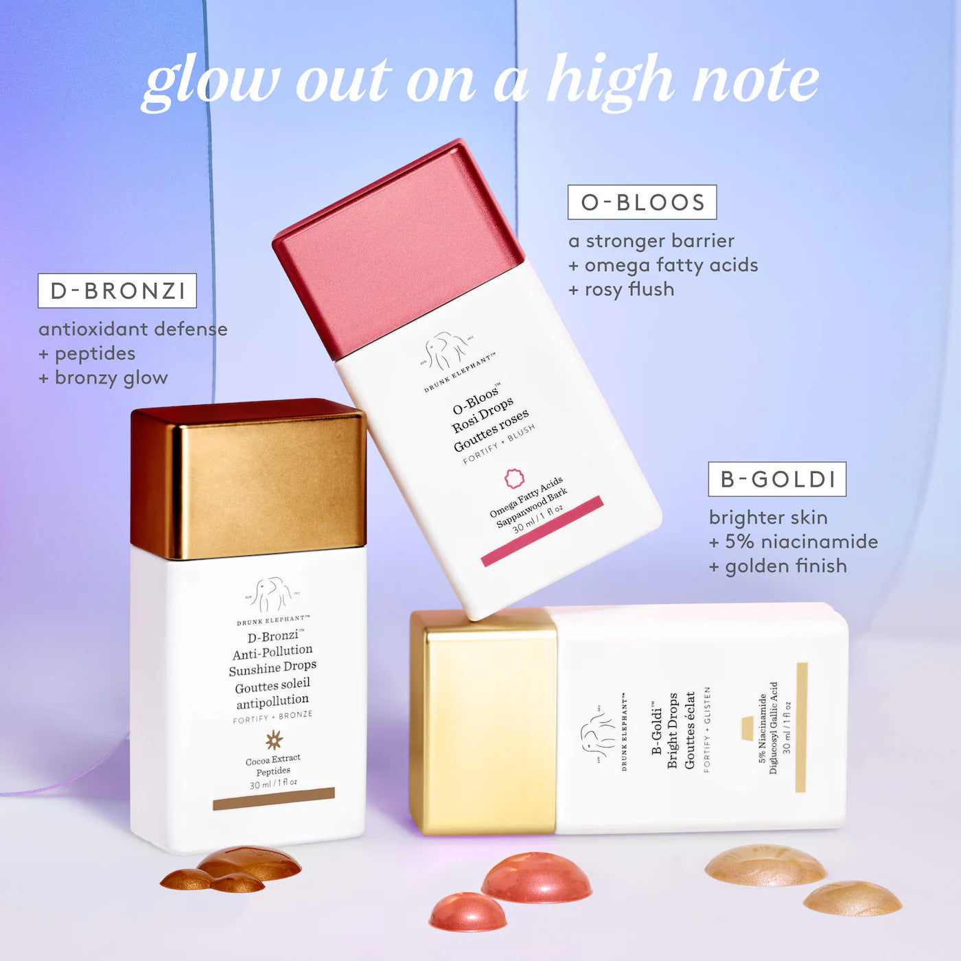 Pre Venta: Drunk Elephant | B-Goldi™ Bright Illuminating Drops with 5% Niacinamide
