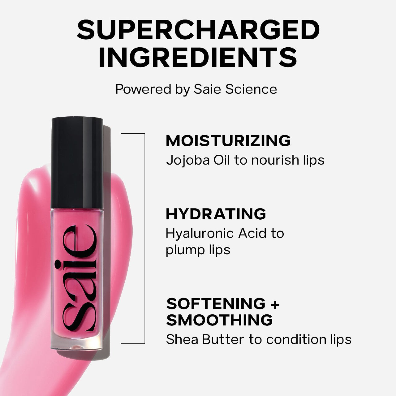 Saie | Glossybounce™ High-Shine Hydrating Lip Gloss Oil