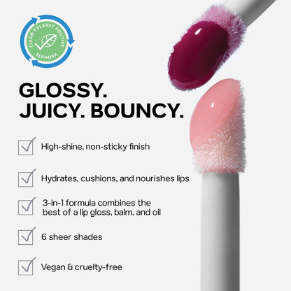 Saie | Glossybounce™ High-Shine Hydrating Lip Gloss Oil