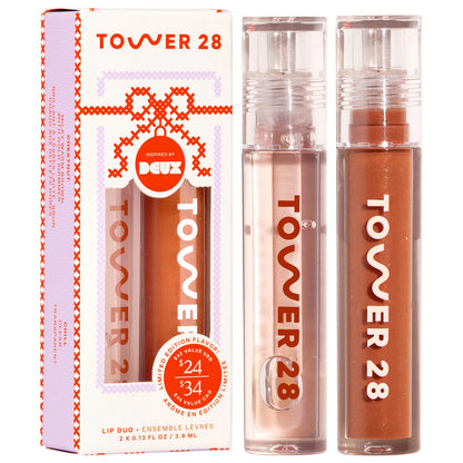 Tower 28 | Beauty Lip Drip Cookie Butter Lip Gloss Set