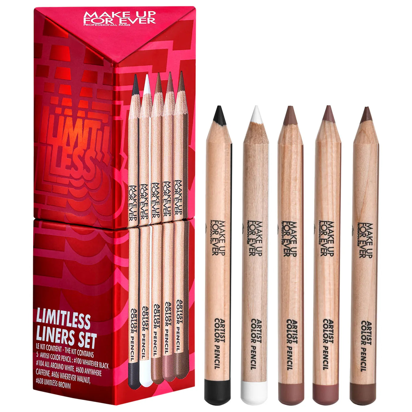 Pre Venta: MAKE UP FOR EVER | Mini Artist Color Pencil Lip & Eye Liner Set