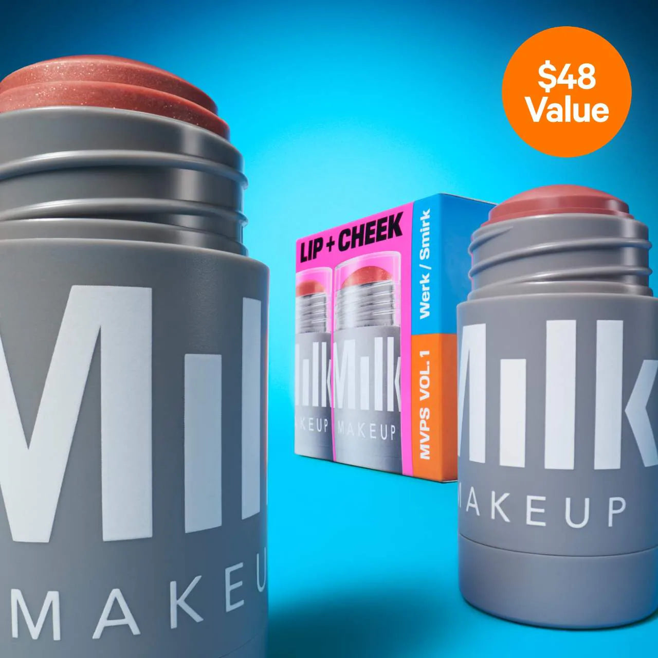 Pre Venta: Milk Makeup | Lip + Cheek MVPs Cream Blush Stick Set | Color 1