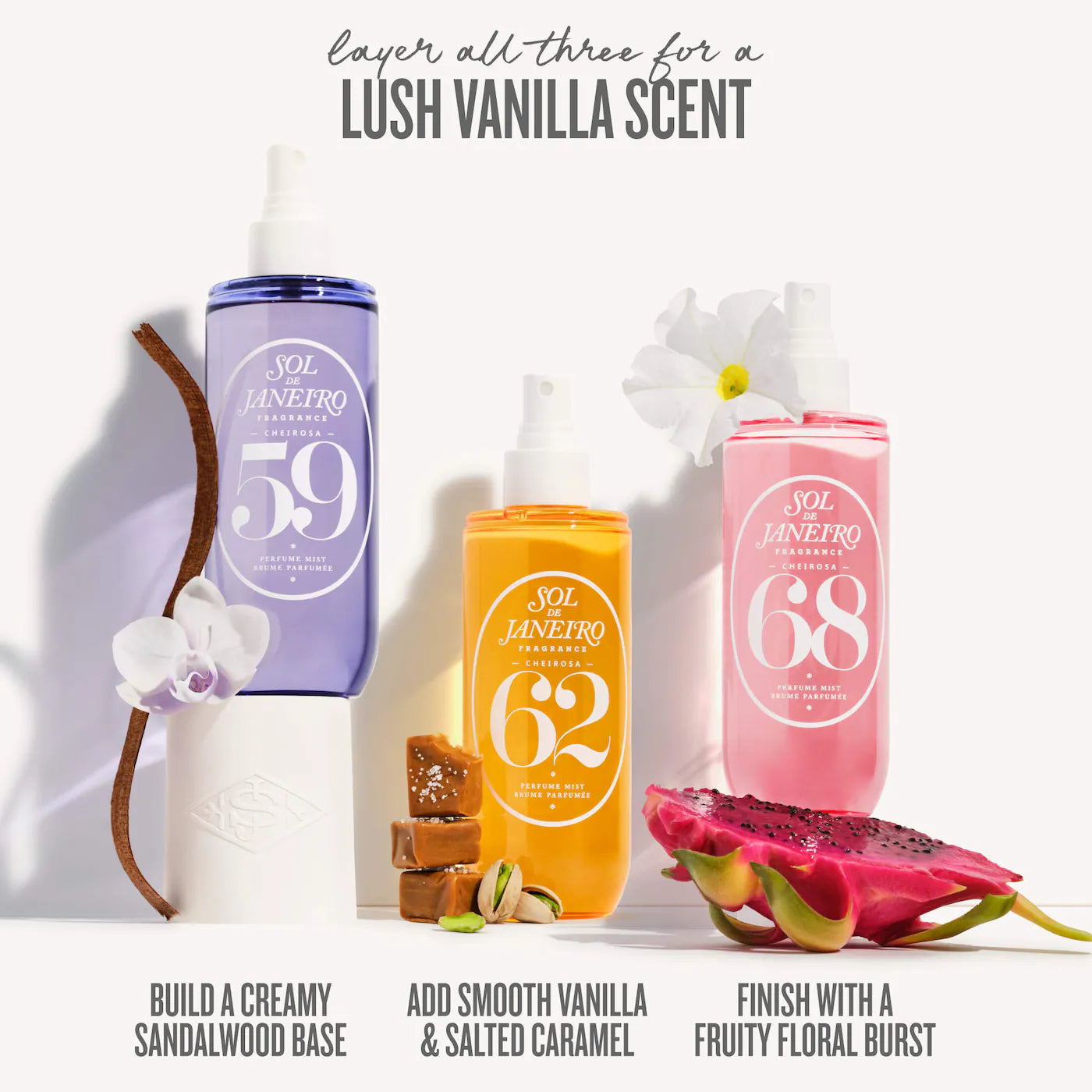 Pre orden: Sol de Janeiro | Cheirosa 59 Delicia Hair & Body Perfume Mist