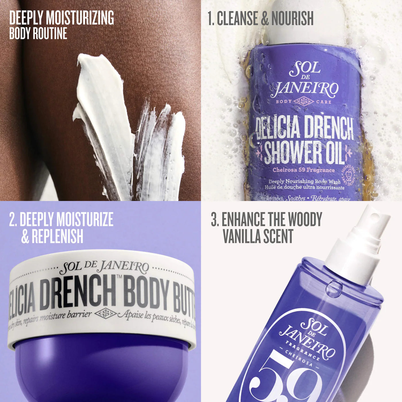 Pre orden: Sol de Janeiro | Cheirosa 59 Delicia Hair & Body Perfume Mist