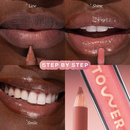 Tower 28 | Beauty Line + Shine Lip Liner and Lip Gloss Set