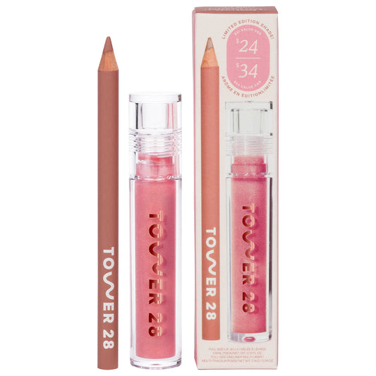 Sephora Sale: Tower 28 | Beauty Line + Shine Lip Liner and Lip Gloss Set