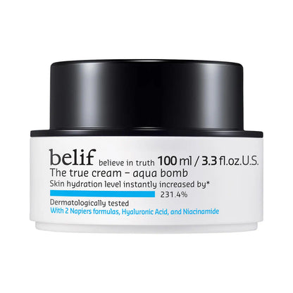 Pre-orden: belif | The True Cream Aqua Bomb with Hyaluronic Acid and Niacinamide