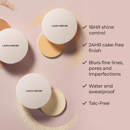 Pre-orden: Laura Mercier | Ultra-Blur Talc-Free Waterproof Translucent Pressed Setting Powder