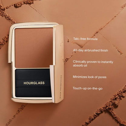 Pre Venta: Hourglass | Vanish Airbrush Pressed Powder | Translucent Medium - sheer neutral beige