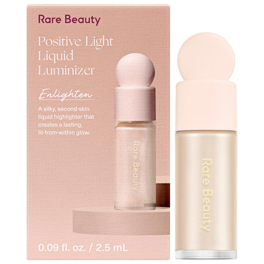 Sephora Sale: Rare Beauty by Selena Gomez | Mini Positive Light Liquid Luminizer Highlight | Enlighten