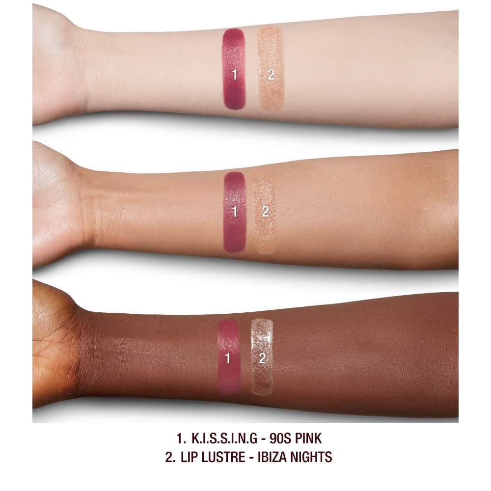 Charlotte Tilbury | K.I.S.S.I.N.G Lipstick and Lip Gloss Duos | 90's Pink