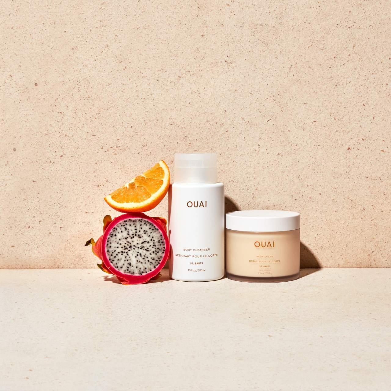 OUAI | St. Barts Body Cream and Body Wash Set