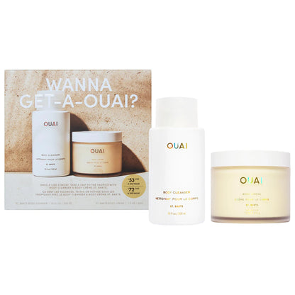 OUAI | St. Barts Body Cream and Body Wash Set