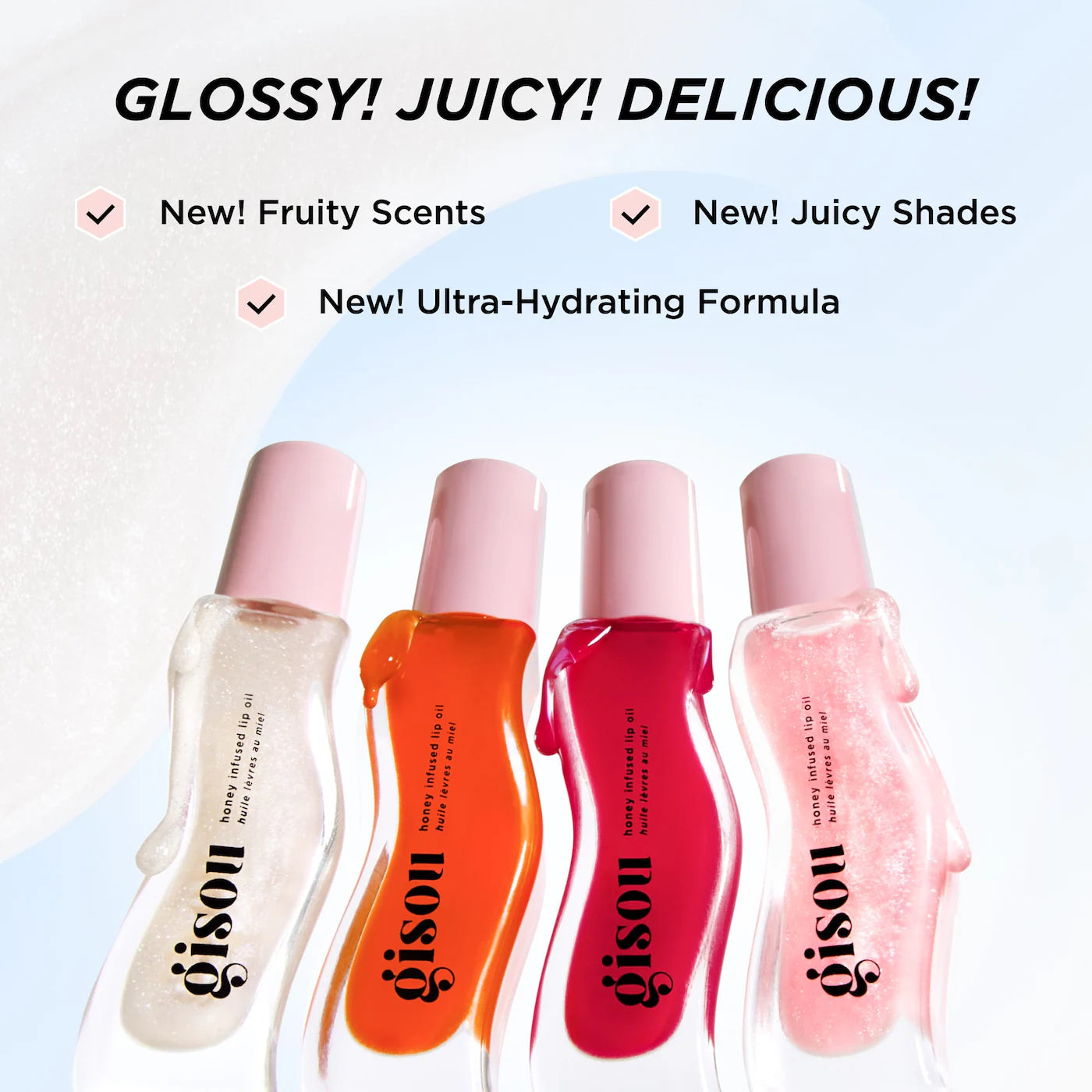 Pre Venta: Gisou | Honey Infused Hydrating Lip Oil | Coconut Frost