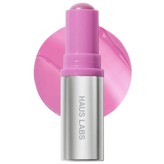 Pre Venta: HAUS LABS BY LADY GAGA | Color Fuse Longwear Hydrating Glassy Lip + Cheek Blush Balm Stick | Glassy Lilac