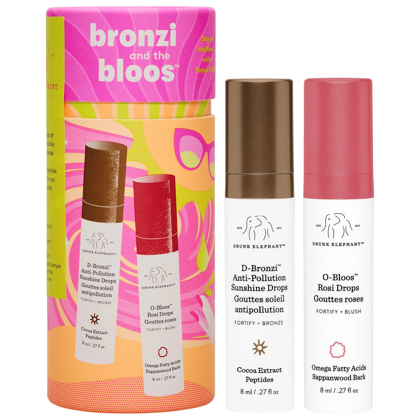 Drunk Elephant | Bronzi and the Bloos Color Serum Duo