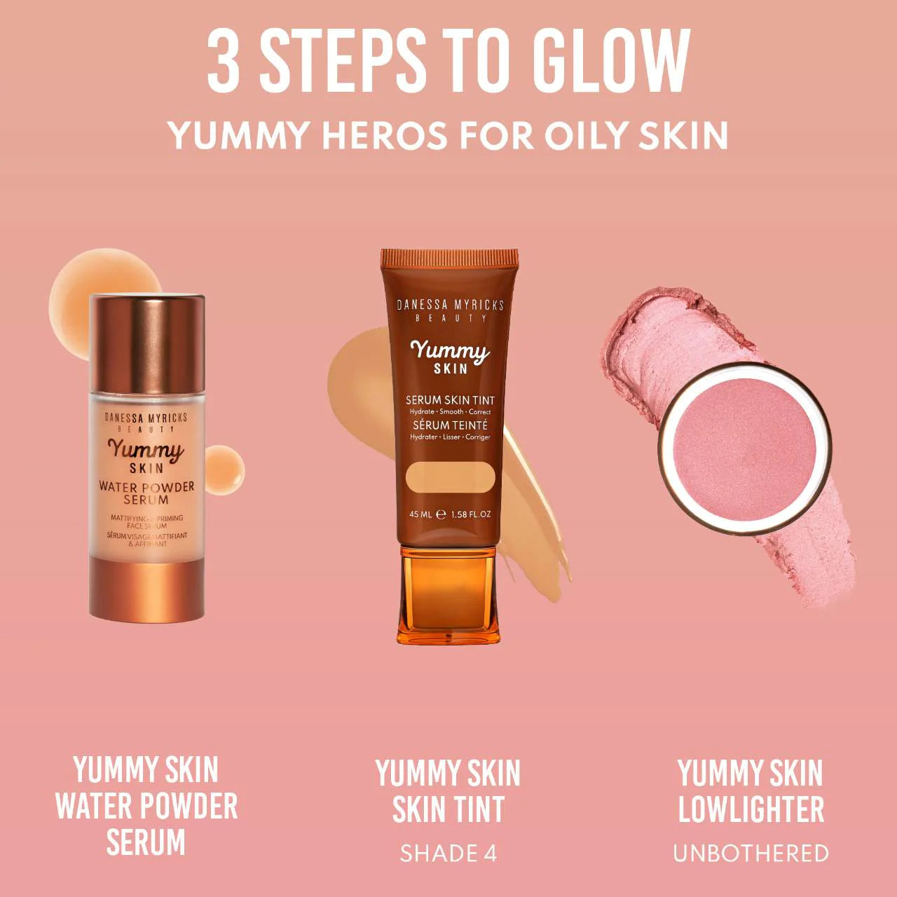 Pre-orden: Danessa Myricks Beauty | Yummy Skin Blurring Balm Powder Lowlighter Soft Glow Highlighter