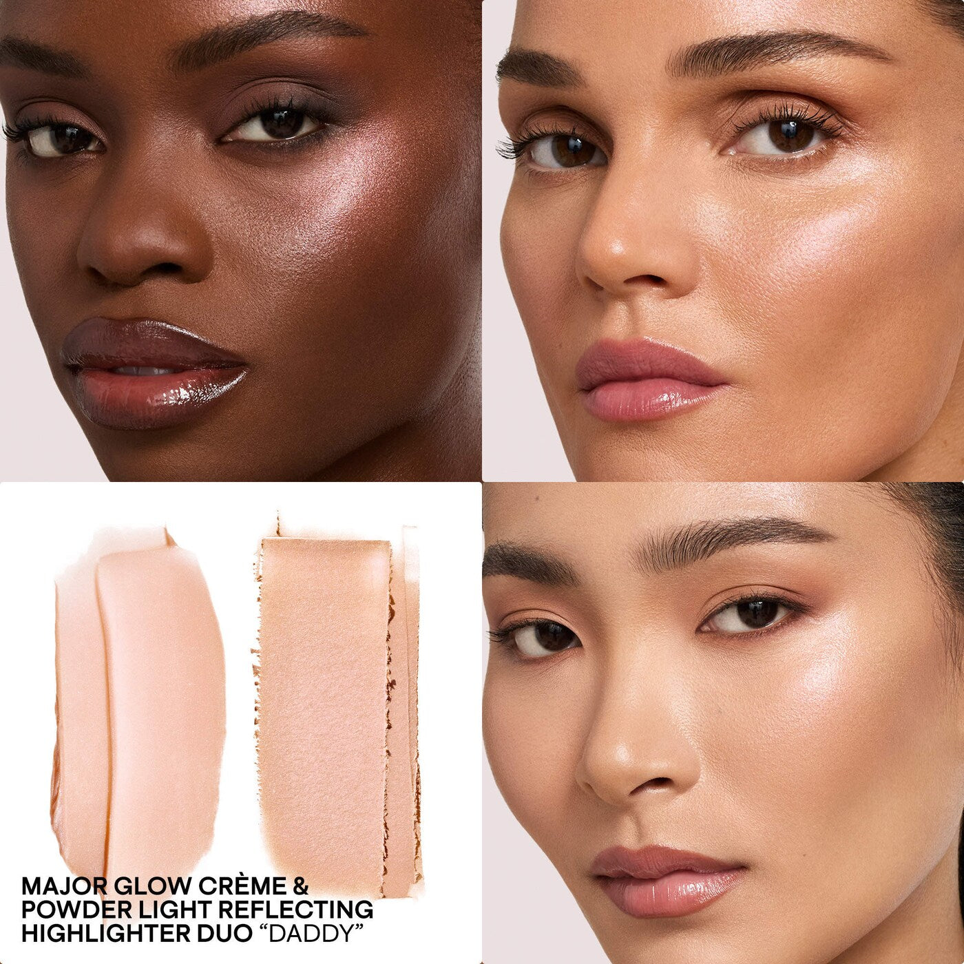 Pre-orden: PATRICK TA | Major Glow Creme & Powder Light Reflecting Translucent Highlighter Duo