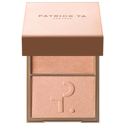 Pre-orden: PATRICK TA | Major Glow Creme & Powder Light Reflecting Translucent Highlighter Duo