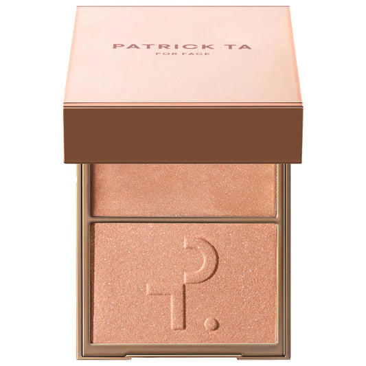 PATRICK TA | Major Glow Crème & Powder Light Reflecting Translucent Highlighter Duo | Daddy