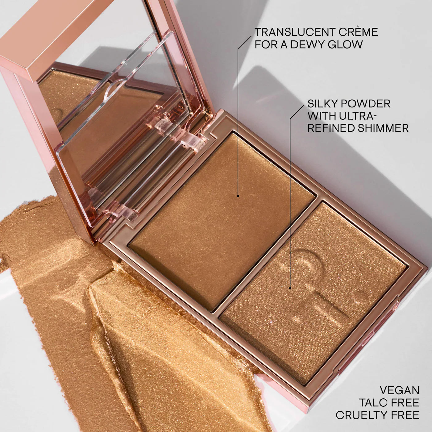 Pre-orden: PATRICK TA | Major Glow Creme & Powder Light Reflecting Translucent Highlighter Duo