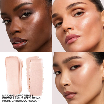 Pre-orden: PATRICK TA | Major Glow Creme & Powder Light Reflecting Translucent Highlighter Duo