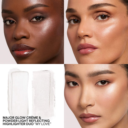Pre-orden: PATRICK TA | Major Glow Creme & Powder Light Reflecting Translucent Highlighter Duo