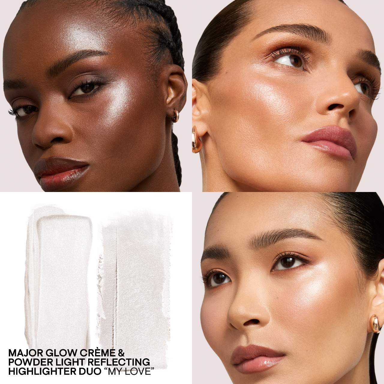 PATRICK TA | Major Glow Crème & Powder Light Reflecting Translucent Highlighter Duo | My Love