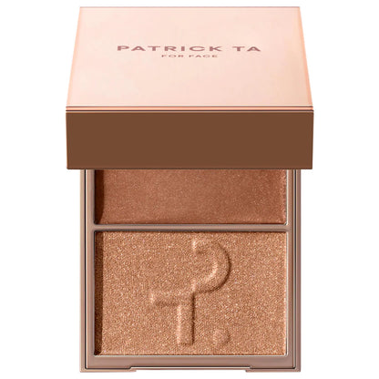 Pre-orden: PATRICK TA | Major Glow Creme & Powder Light Reflecting Translucent Highlighter Duo