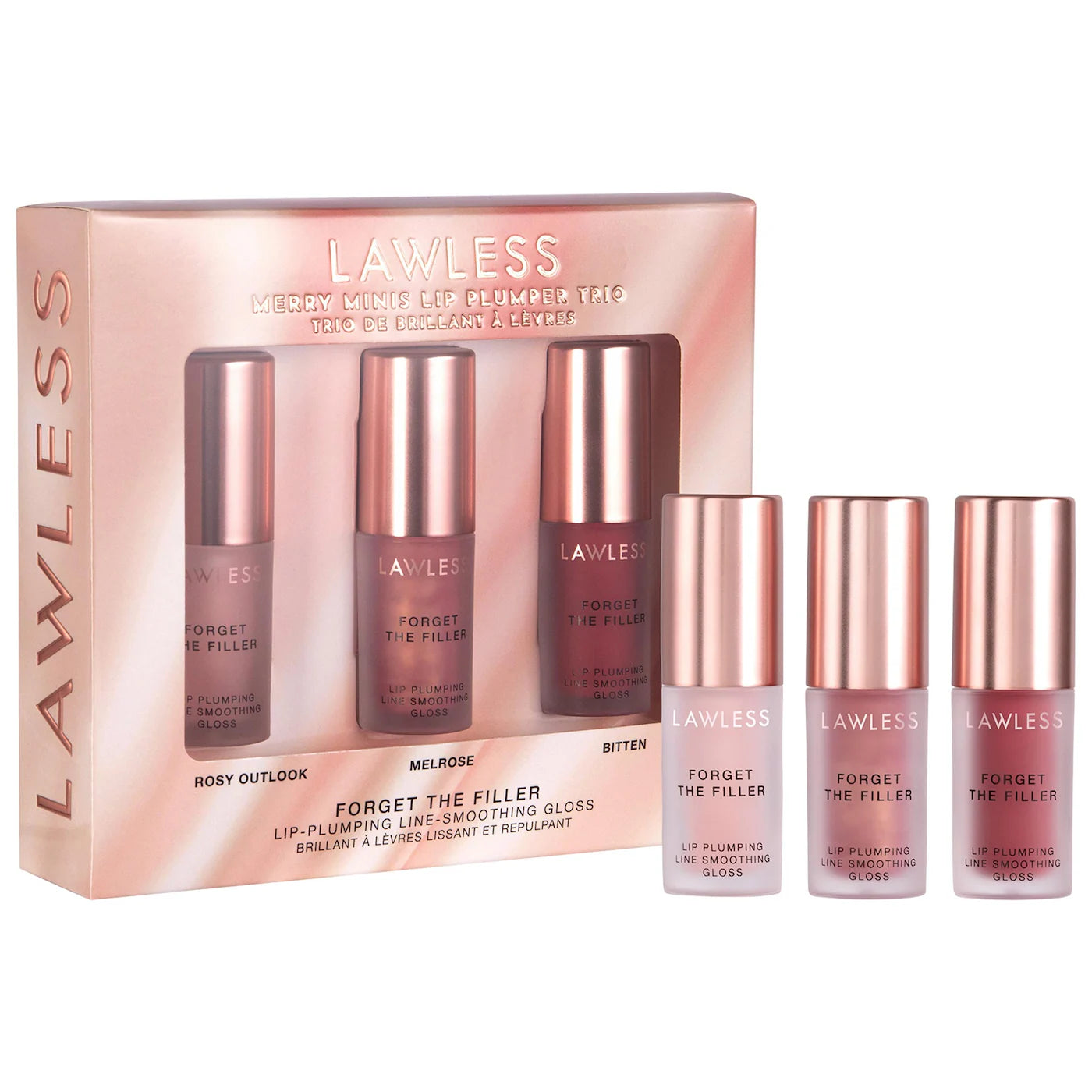 Pre Venta: LAWLESS | Merry Minis Lip Plumper Gloss Trio Set