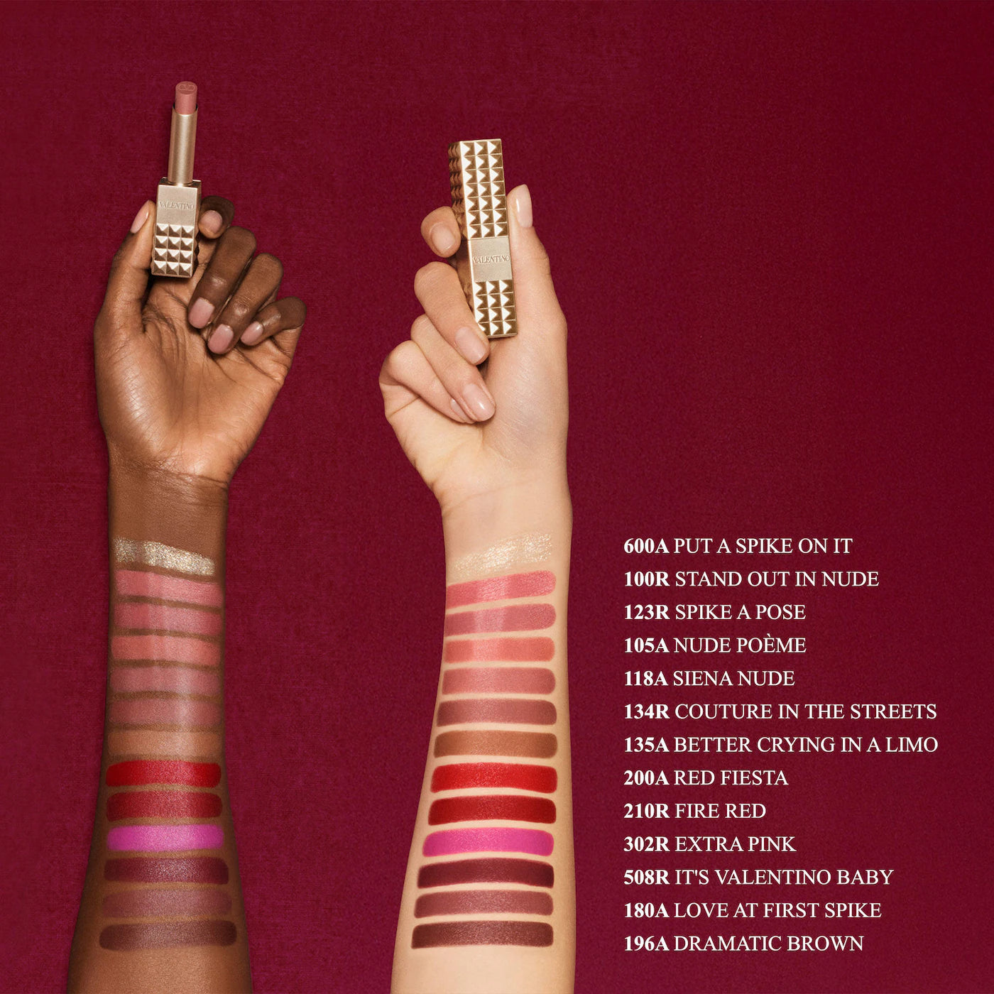 Pre-orden: Valentino | Spike Valentino Buttery Matte Lipstick