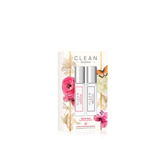 Pre-orden: CLEAN RESERVE | RESERVE Take Me Home Travel Spray Fragrance Duo Set