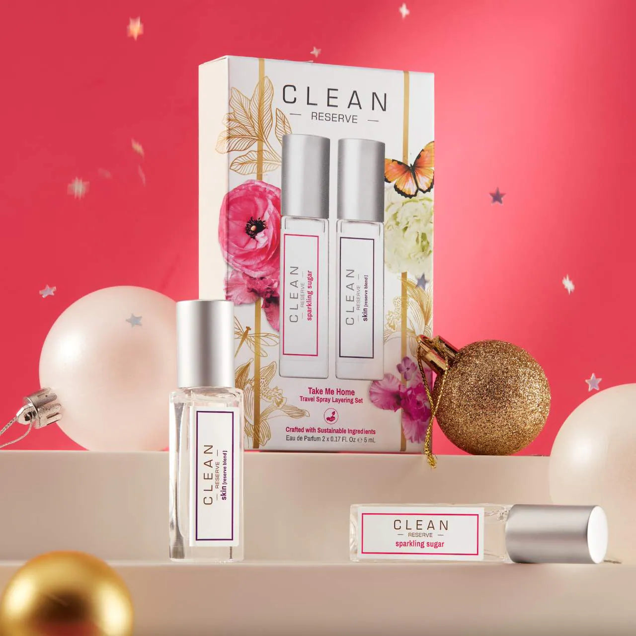 Pre-orden: CLEAN RESERVE | RESERVE Take Me Home Travel Spray Fragrance Duo Set