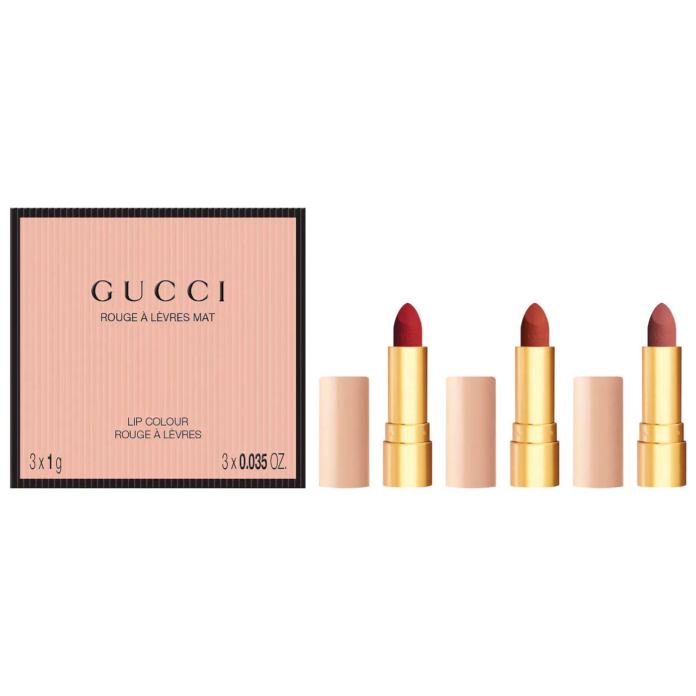 Pre Venta: Gucci | Mini Festive Matte Lipstick Gift Set