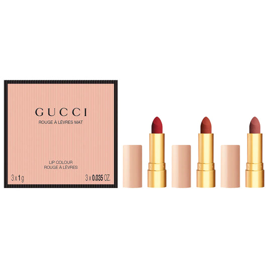 Pre Venta: Gucci | Mini Festive Matte Lipstick Gift Set