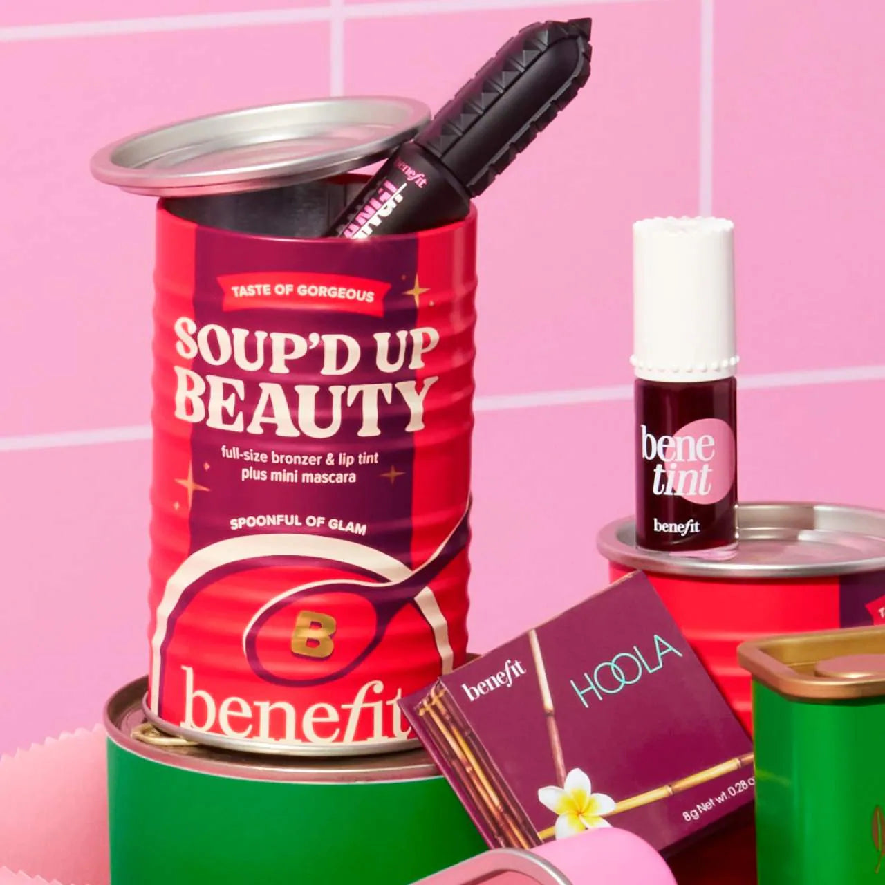 Pre Venta : Benefit Cosmetics | Soup'd Up Beauty - Benetint, Hoola Bronzer and Mini BADgal BANG! Trio