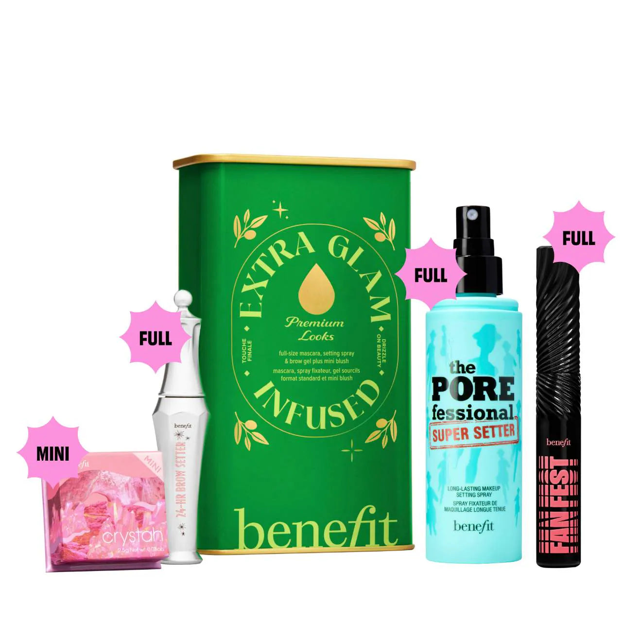 Pre Venta: Benefit Cosmetics | Extra Glam Infused Full-Face Beauty Kit