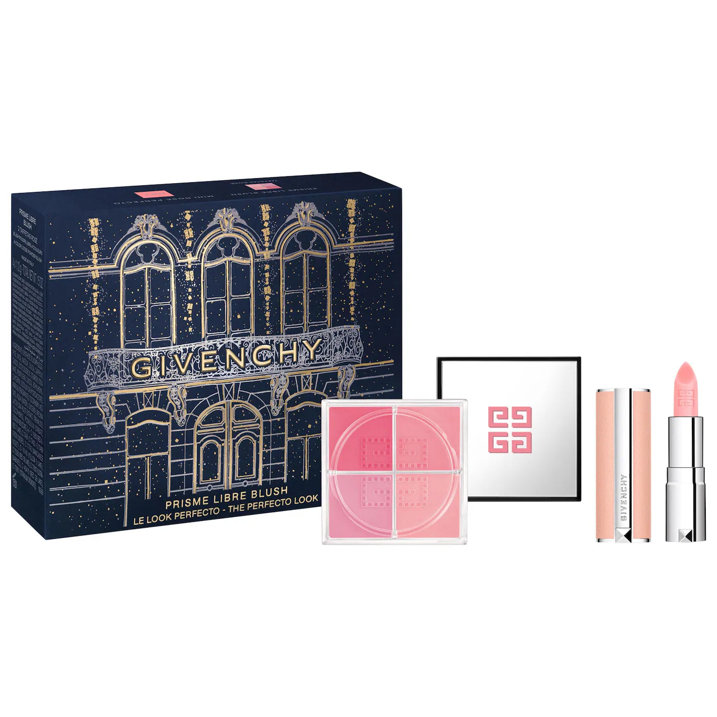 Pre Venta: Givenchy | The Prisme Libre Blush & Perfecto Mini Lip Balm Set