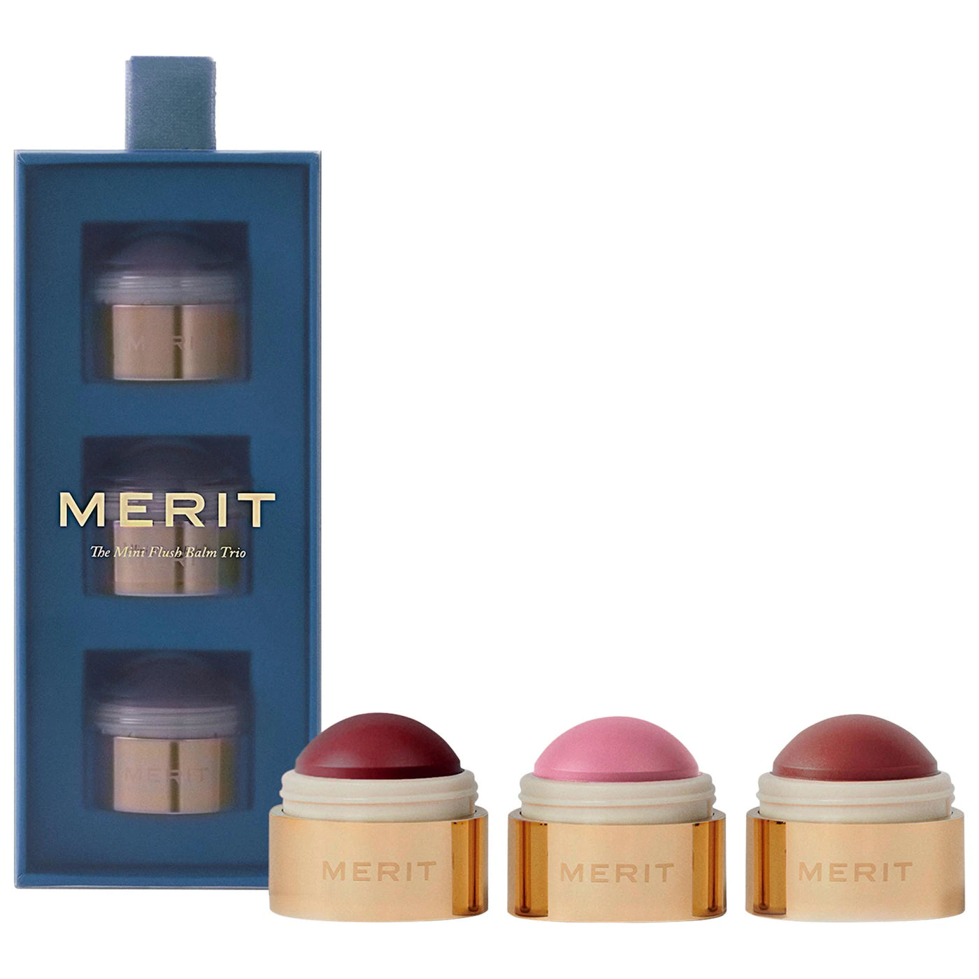 Pre Venta: MERIT | Mini Flush Balm Cream Blush Trio Set