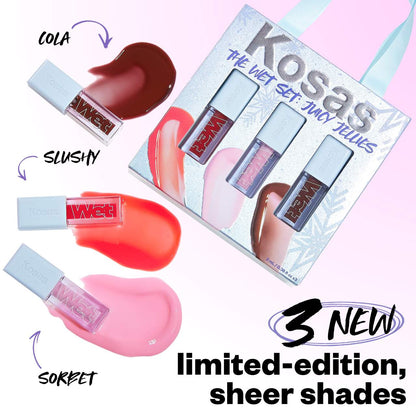 Pre Venta: Kosas | The Wet Set: Juicy Jellies Sheer Lip Oils