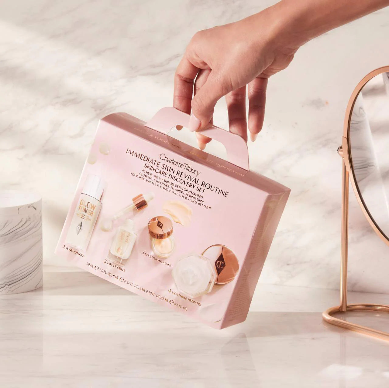 Pre Venta: Charlotte Tilbury | Immediate Skin Revival Routine Discovery Set