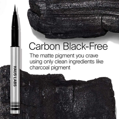 Pre Venta: HAUS LABS BY LADY GAGA | Clear Cut Waterproof Liquid Eyeliner | Black Onyx