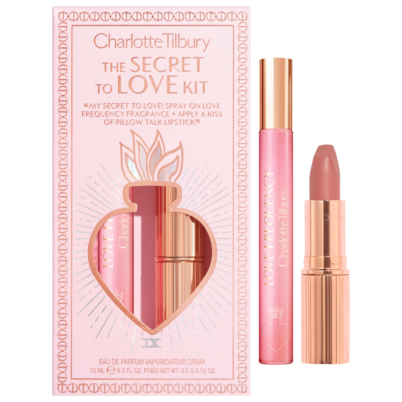 Pre Venta: Charlotte Tilbury | The Secret to Love Perfume and Lipstick Set